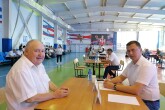Павел Снаксарев с рабочим визитом посетил Лабинский район
