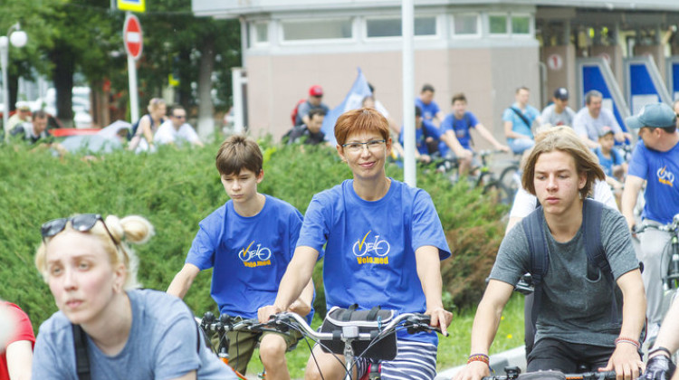 В Армавире поддержали Всероссийский день велопарадов