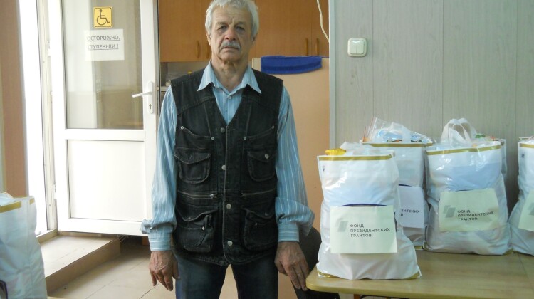В рамках проекта “Код здоровья” ветеранам Чернобыля оказана гуманитарная помощь