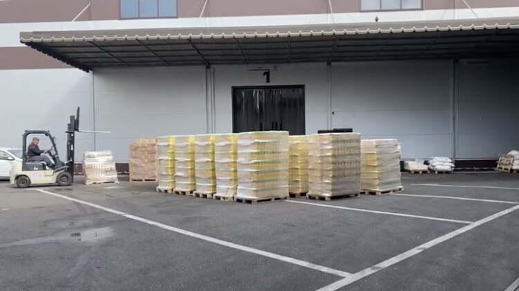 Краснодарский край отправил еще 37 тонн продуктов для эвакуированных жителей Харьковской области