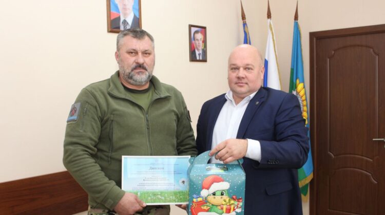 Добровольцы Белоглинского района получили заслуженные награды