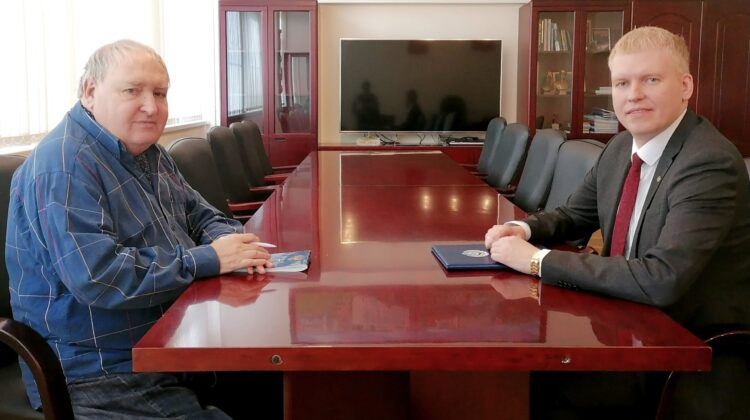 Павел Снаксарев провел рабочую встречу с ректором Кубанского технологического университета